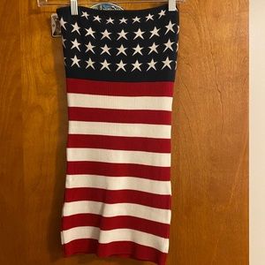 Strapless mini dress